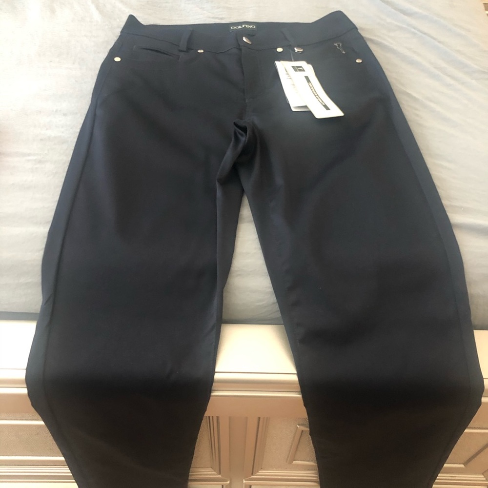 Golfino golf pants navy blue